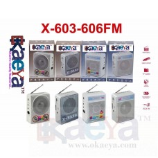 OkaeYa SL-603-603 FM Rechargeable FM Radio With USB/SD Player